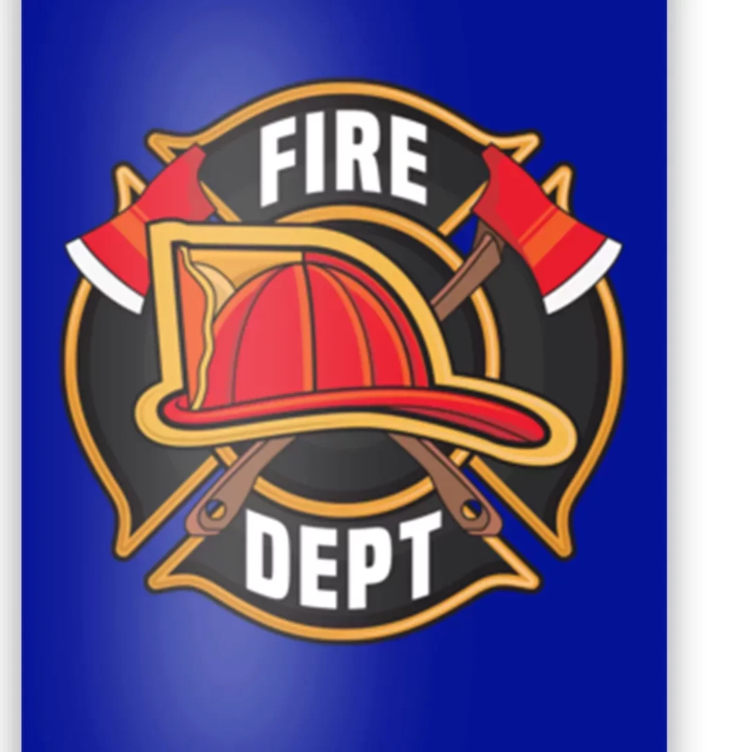 Fire Rescue Departt Firefighters Fire Ems Duty Uniform Funny Gift Poster