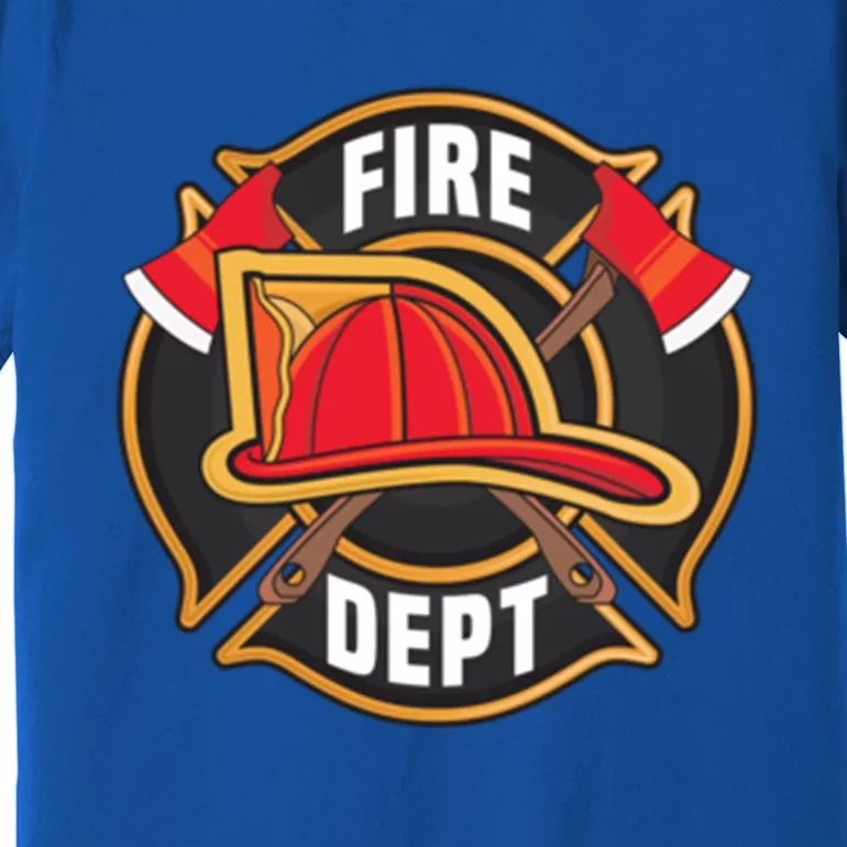 Fire Rescue Departt Firefighters Fire Ems Duty Uniform Funny Gift Premium T-Shirt