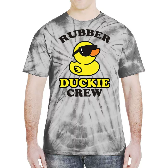 Funny Rubber Duck Yellow Duckie Crew Bath Ducks Duckling Toy Tie-Dye T-Shirt