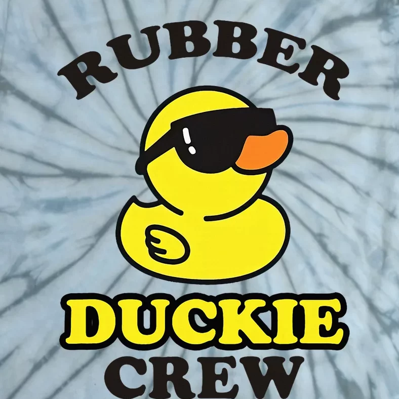 Funny Rubber Duck Yellow Duckie Crew Bath Ducks Duckling Toy Tie-Dye T-Shirt