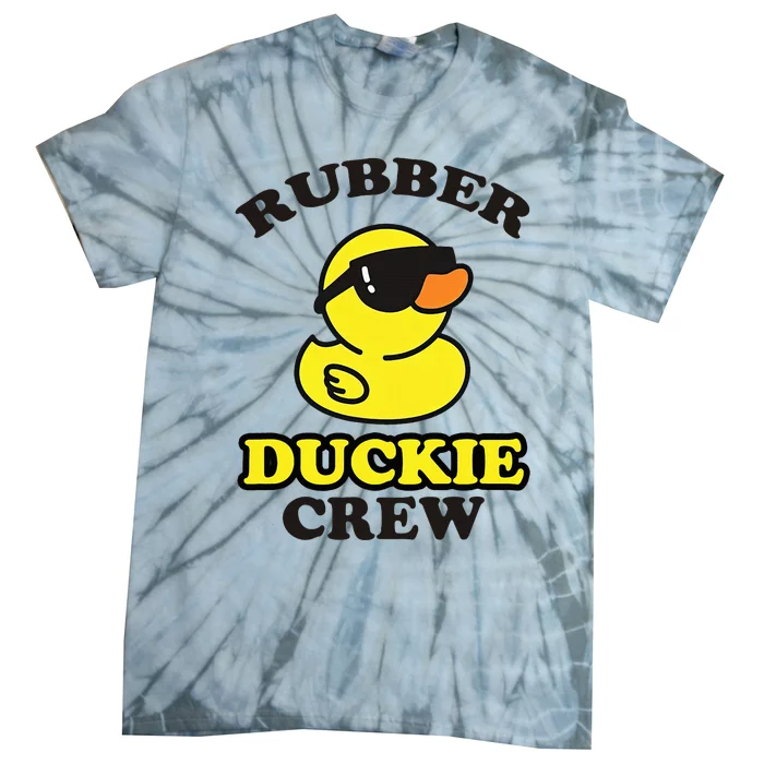 Funny Rubber Duck Yellow Duckie Crew Bath Ducks Duckling Toy Tie-Dye T-Shirt