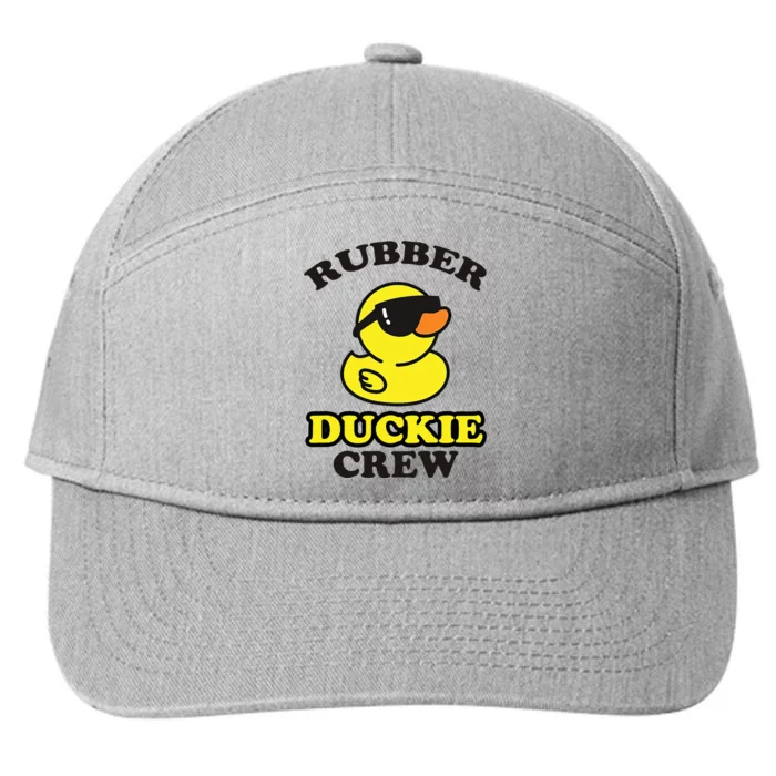 Funny Rubber Duck Yellow Duckie Crew Bath Ducks Duckling Toy 7-Panel Snapback Hat