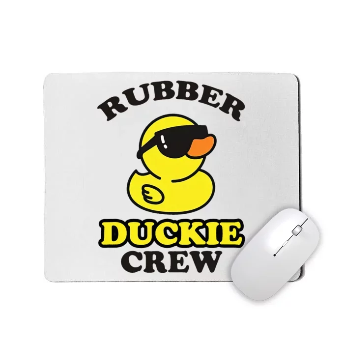 Funny Rubber Duck Yellow Duckie Crew Bath Ducks Duckling Toy Mousepad