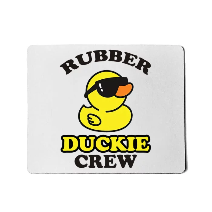 Funny Rubber Duck Yellow Duckie Crew Bath Ducks Duckling Toy Mousepad