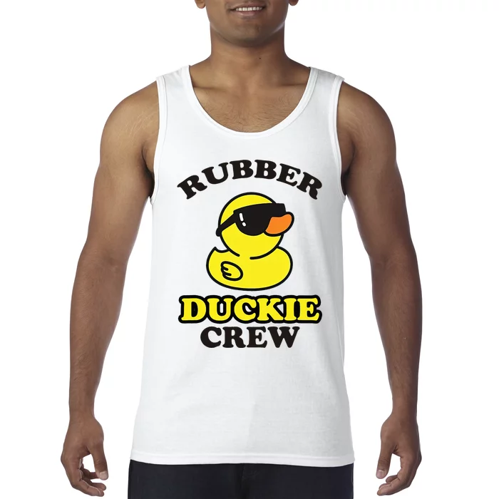 Funny Rubber Duck Yellow Duckie Crew Bath Ducks Duckling Toy Tank Top