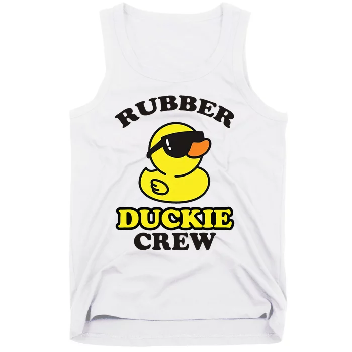 Funny Rubber Duck Yellow Duckie Crew Bath Ducks Duckling Toy Tank Top