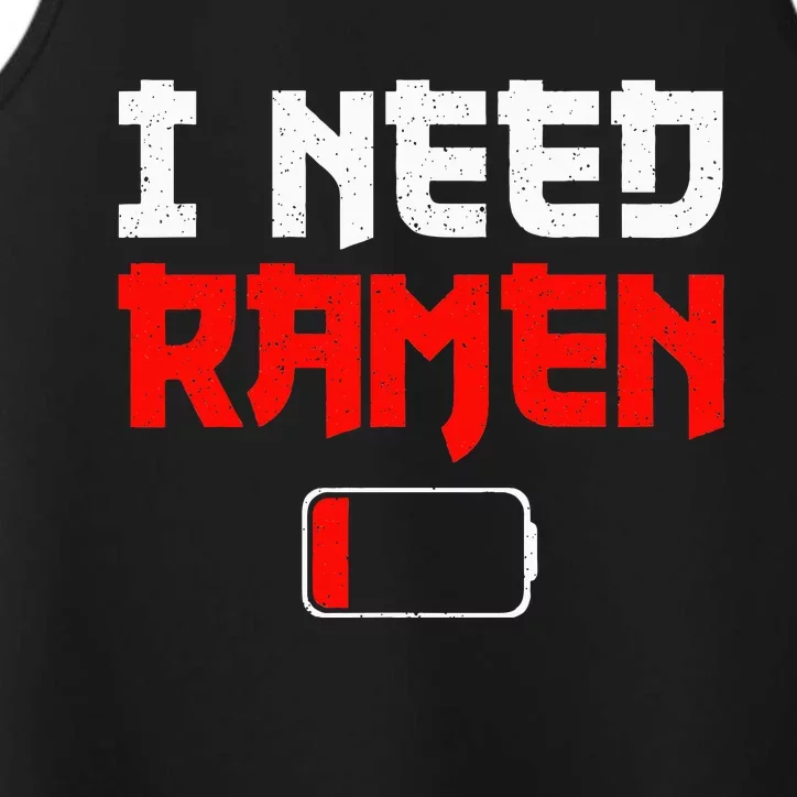 Funny Ra Design For Wo Ra Noodles Lovers Performance Tank