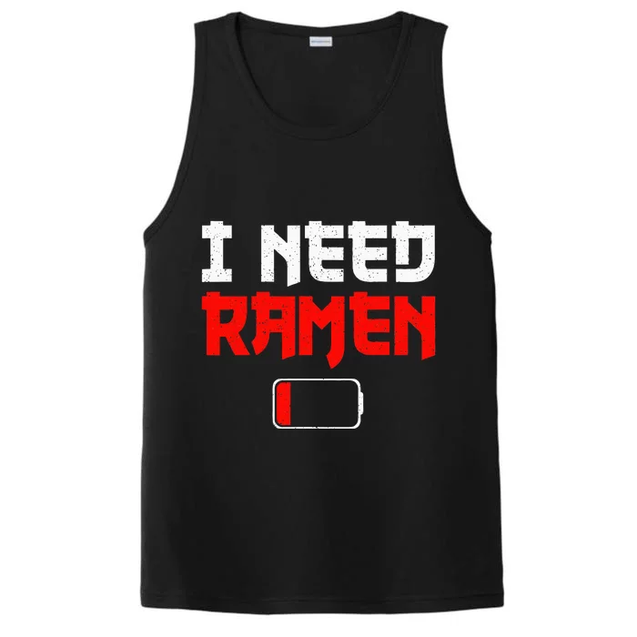 Funny Ra Design For Wo Ra Noodles Lovers Performance Tank