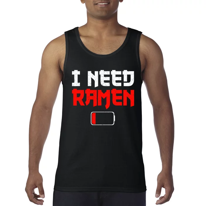 Funny Ra Design For Wo Ra Noodles Lovers Tank Top