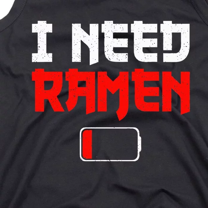 Funny Ra Design For Wo Ra Noodles Lovers Tank Top