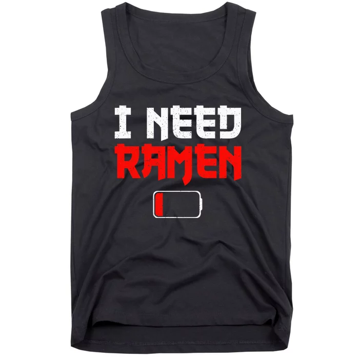 Funny Ra Design For Wo Ra Noodles Lovers Tank Top