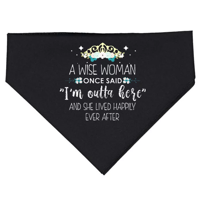 Funny Retirement Designs For Women Retiring Employee USA-Made Doggie Bandana