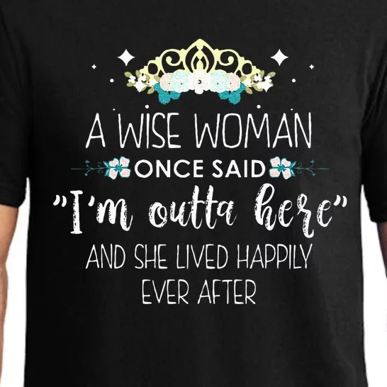 Funny Retirement Designs For Women Retiring Employee Pajama Set