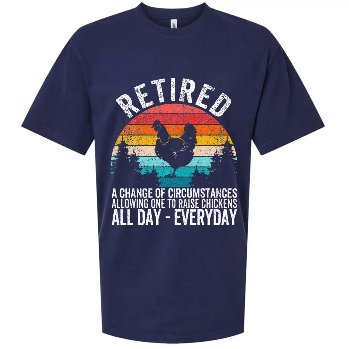 Funny Retired Definition Retirement Plan Raising Chickens Sueded Cloud Jersey T-Shirt