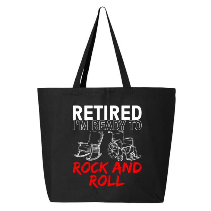 Funny Retirement Design For Retired Retirement 25L Jumbo Tote