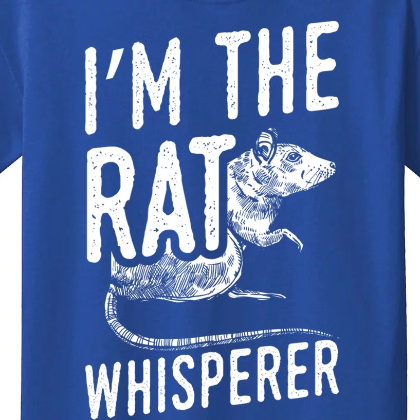 Funny Rats Design I'm The Rat Whisperer Gift Kids T-Shirt