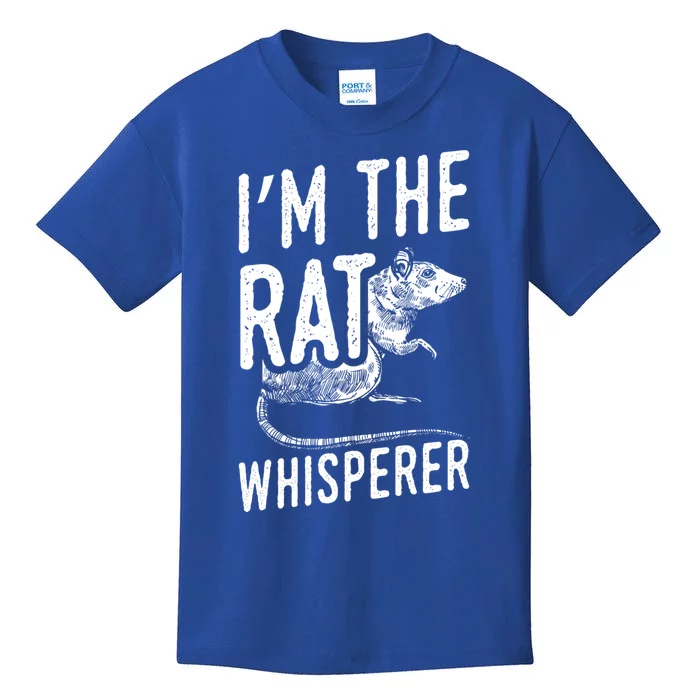 Funny Rats Design I'm The Rat Whisperer Gift Kids T-Shirt