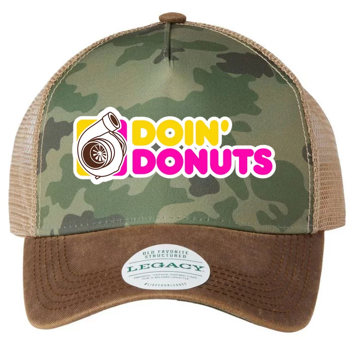 Funny Racing & Drift Car Enthusiast Donuts Gift Legacy Tie Dye Trucker Hat