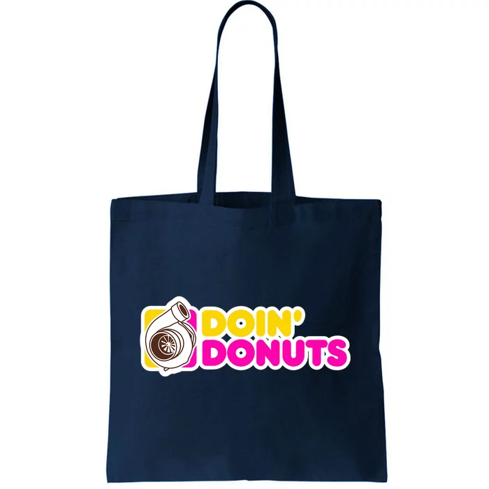 Funny Racing & Drift Car Enthusiast Donuts Gift Tote Bag