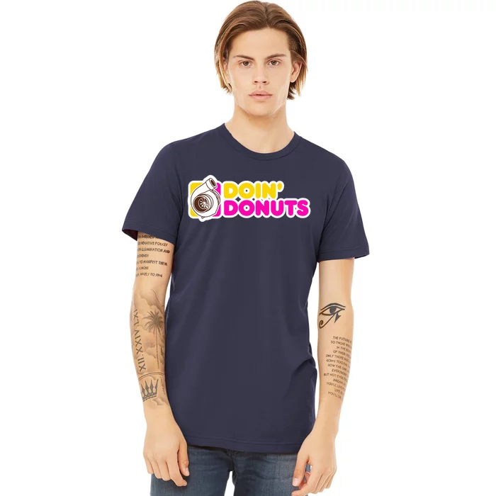 Funny Racing & Drift Car Enthusiast Donuts Gift Premium T-Shirt