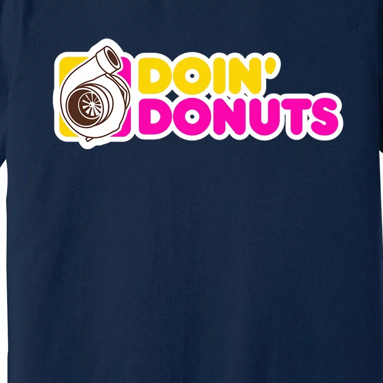 Funny Racing & Drift Car Enthusiast Donuts Gift Premium T-Shirt