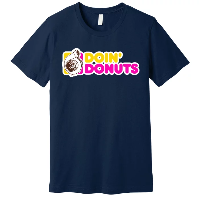 Funny Racing & Drift Car Enthusiast Donuts Gift Premium T-Shirt