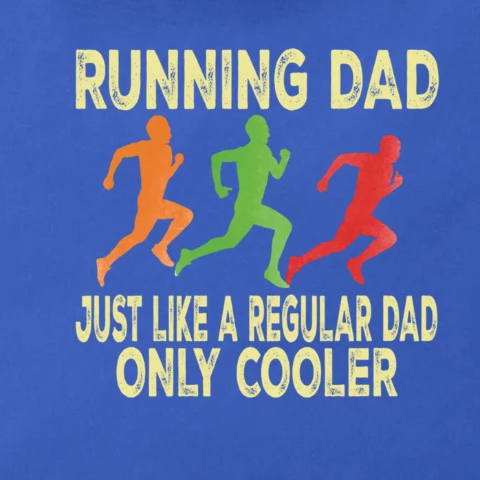 Funny Running Dad Marathon Runner Coach Marathoner Gift Zip Tote Bag