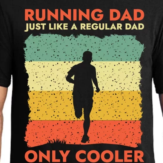 Funny Running Dad Marathon Runner Coach Marathoner Gift Pajama Set