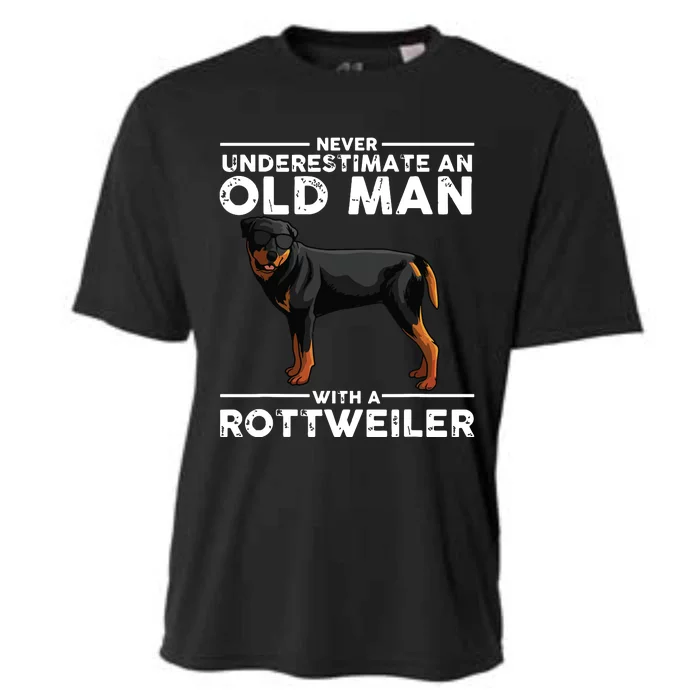 Funny Rottweiler Designs For Men Dad Grandpa Rottie Lovers Cooling Performance Crew T-Shirt