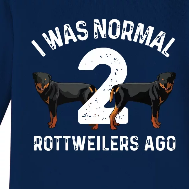 Funny Rottweiler Designs For Men Women Kids Rott Pet Lovers Baby Long Sleeve Bodysuit