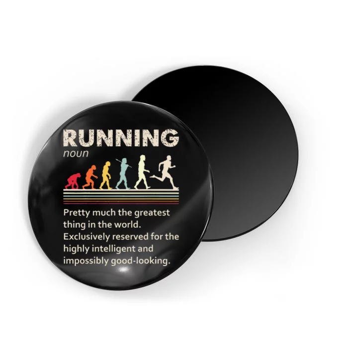 Funny Running Dad For Father Marathon 5K Run Finisher Magnet