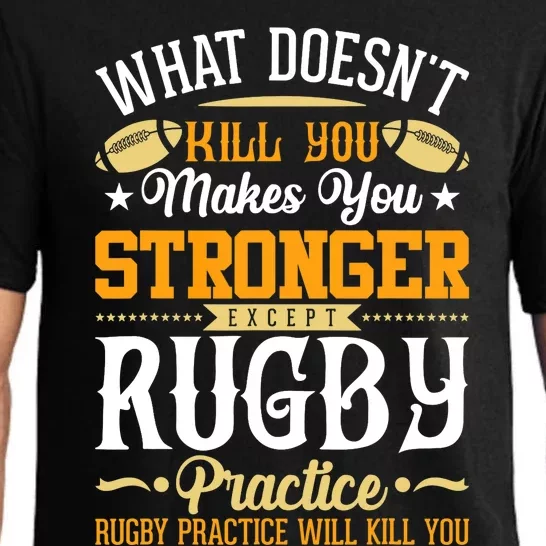 Funny Rugby Design Pajama Set