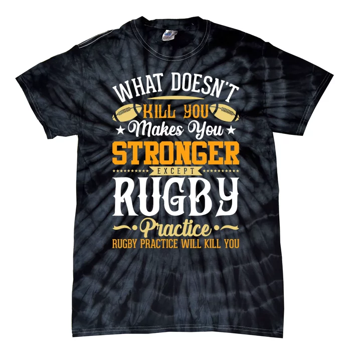 Funny Rugby Design Tie-Dye T-Shirt