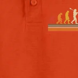 Funny Retro Evolution Of A Golfer Dry Zone Grid Performance Polo