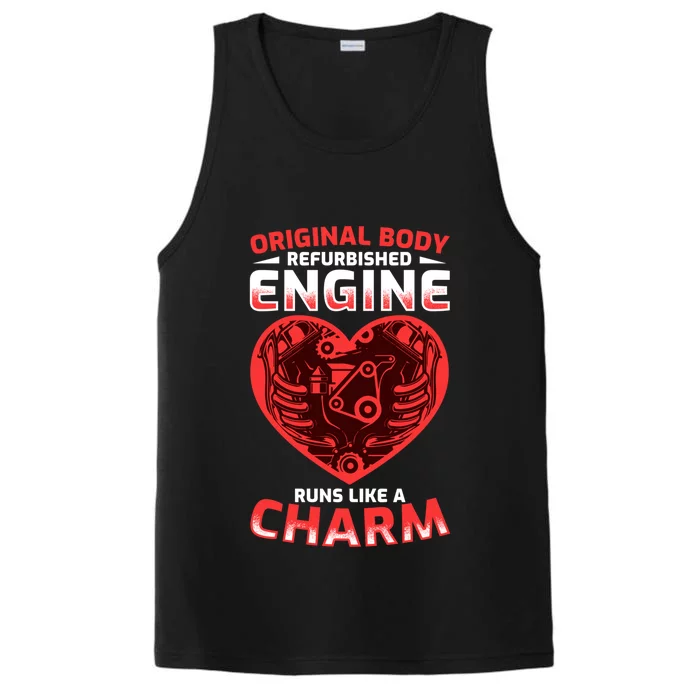 Funny Refurbished Engine Meaningful Gift Open Heart Surgery Gift Performance Tank