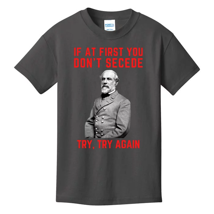 Funny Robert E. Lee Secede Civil War Secession Kids T-Shirt