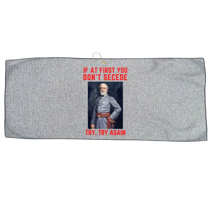 Funny Robert E. Lee Secede Civil War Secession Large Microfiber Waffle Golf Towel