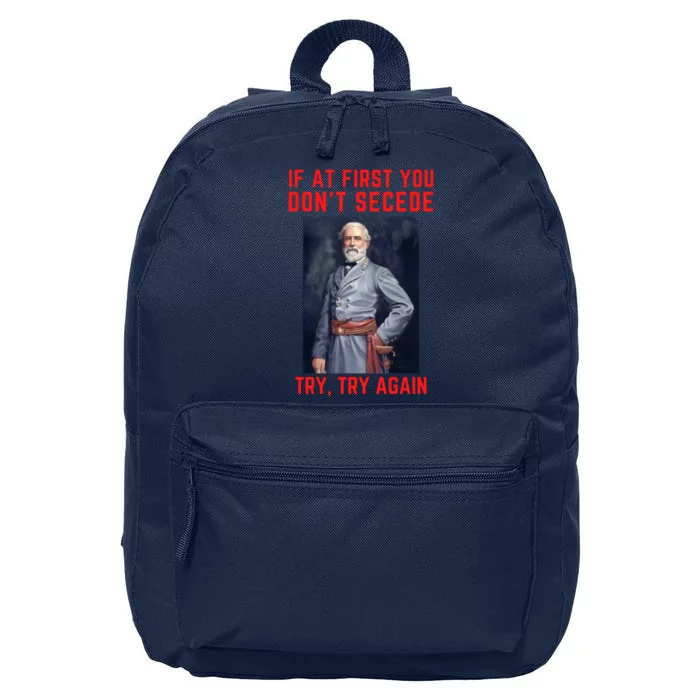 Funny Robert E. Lee Secede Civil War Secession 16 in Basic Backpack