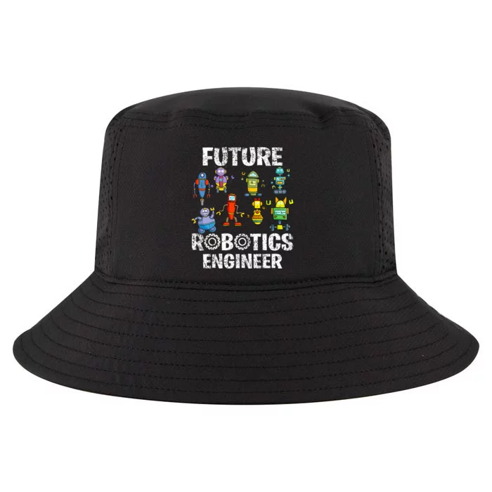 Future Robotics Engineer Funny Robot Engineering Cool Comfort Performance Bucket Hat