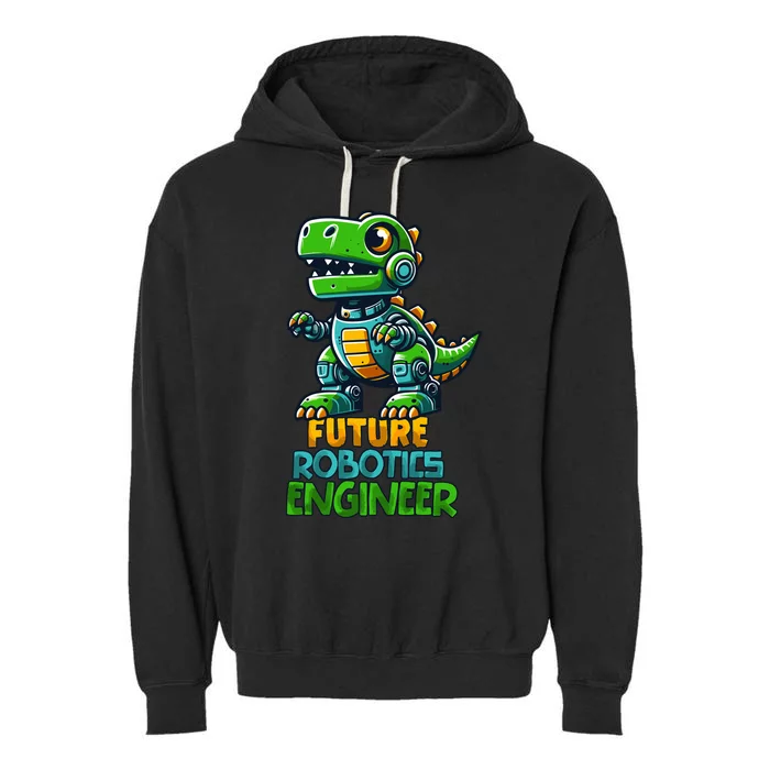 Future Robotics Engineer Garment-Dyed Fleece Hoodie