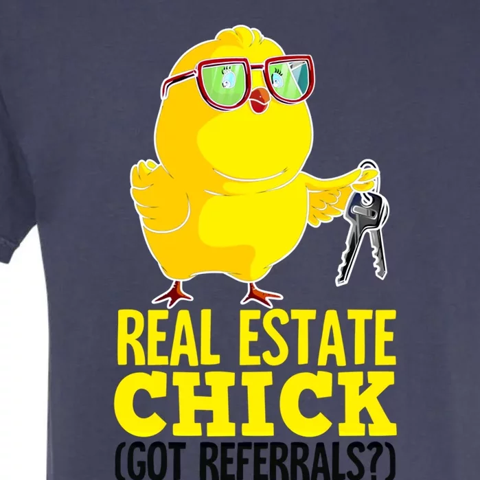 Funny Real Estate Chick Gift Realtor Agent Homeowner Gift Garment-Dyed Heavyweight T-Shirt