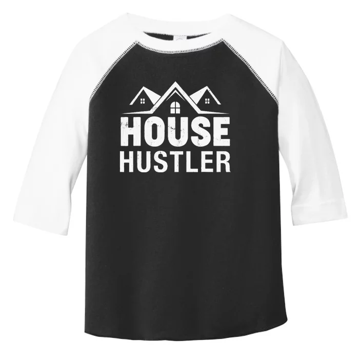 Funny Real Estate Realtor House Hustler Toddler Fine Jersey T-Shirt