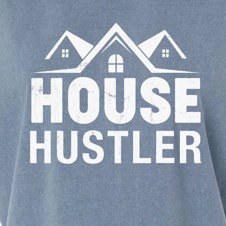 Funny Real Estate Realtor House Hustler Garment-Dyed Women's Muscle Tee