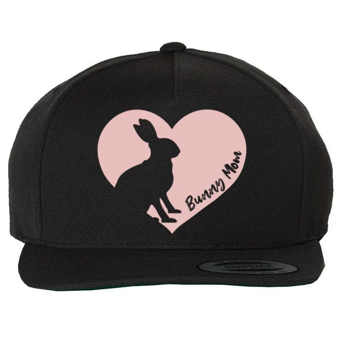 Fun Rabbit Eastern Moms Rabbits Easter Bunny Mom Cute Gift Wool Snapback Cap