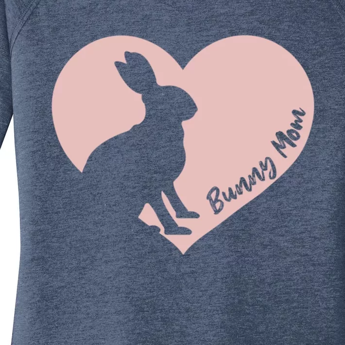 Fun Rabbit Eastern Moms Rabbits Easter Bunny Mom Cute Gift Women's Perfect Tri Tunic Long Sleeve Shirt