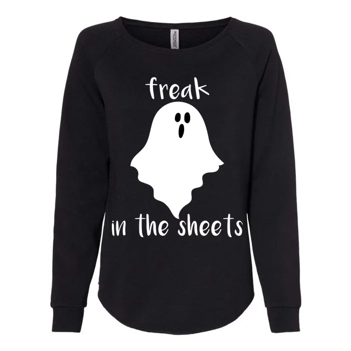 Freak in the Sheets Funny Halloween Womens California Wash Sweatshirt