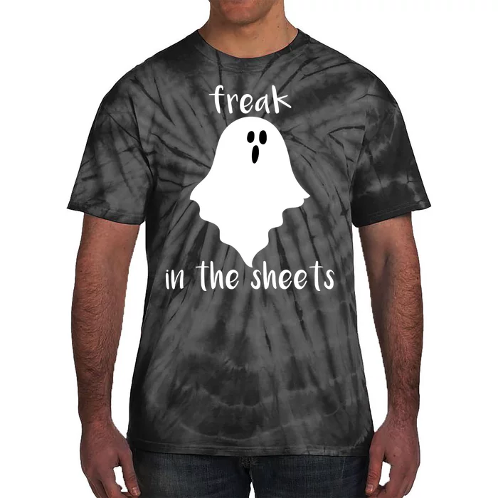 Freak in the Sheets Funny Halloween Tie-Dye T-Shirt