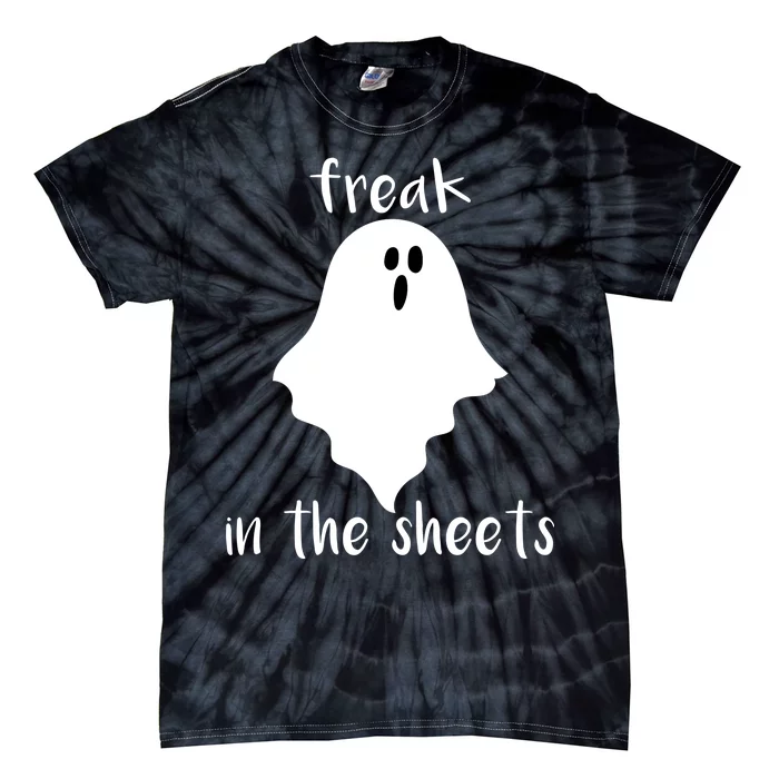 Freak in the Sheets Funny Halloween Tie-Dye T-Shirt