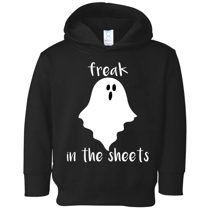 Freak in the Sheets Funny Halloween Toddler Hoodie