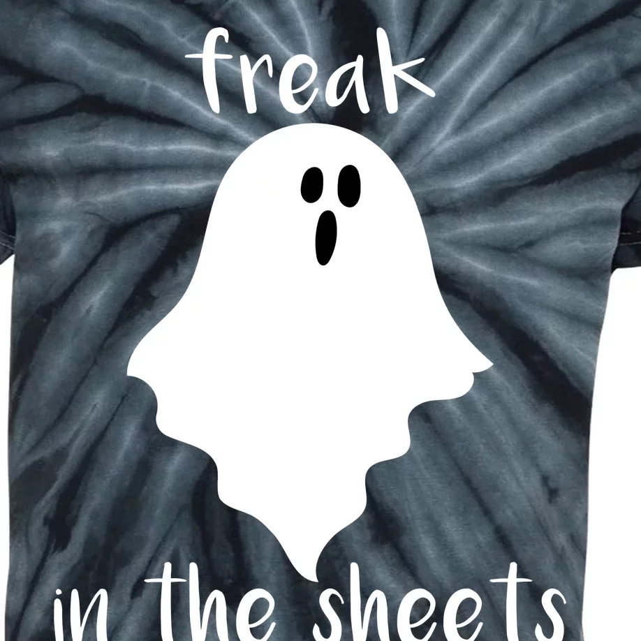 Freak in the Sheets Funny Halloween Kids Tie-Dye T-Shirt